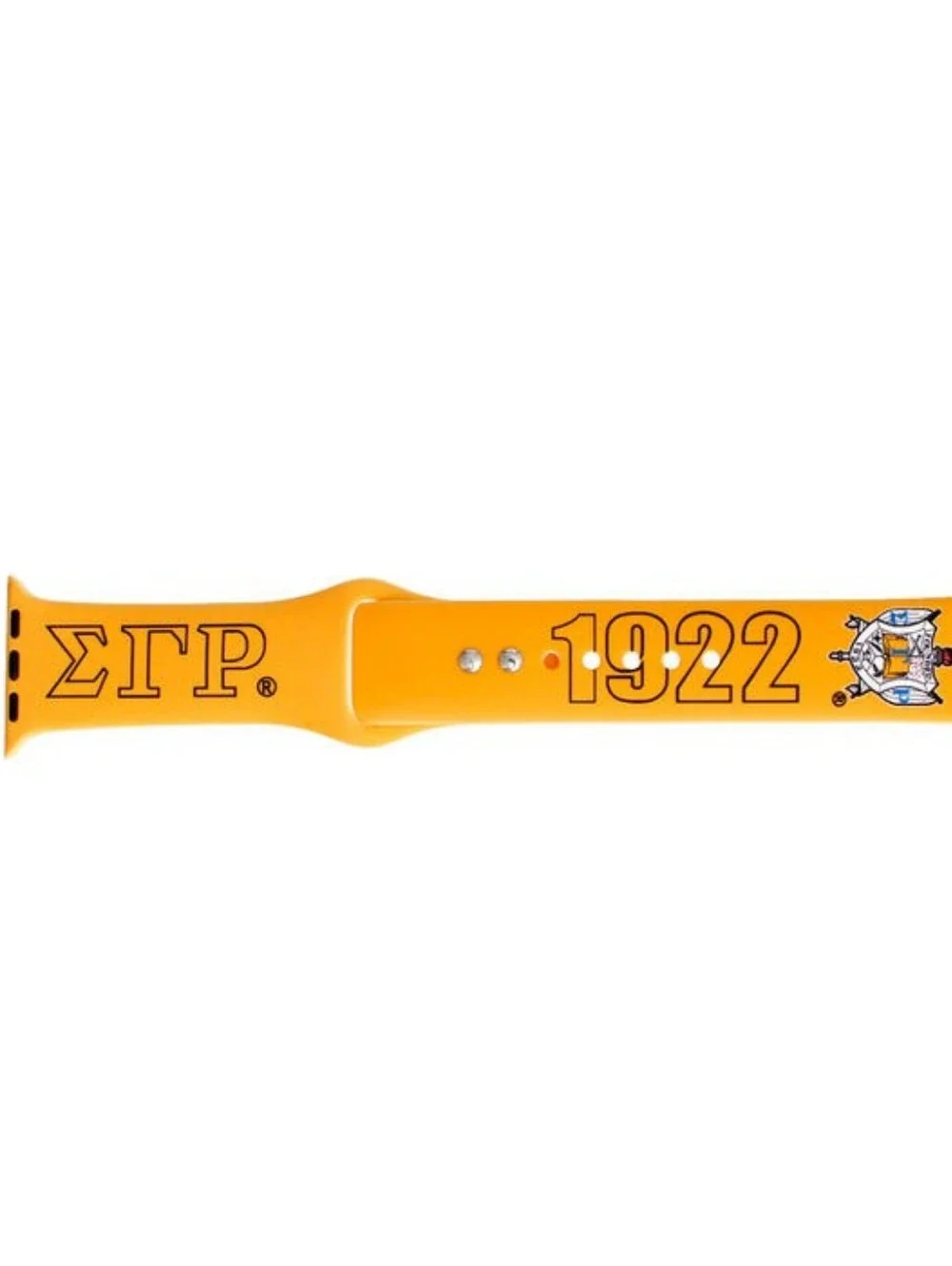 SGRHO Sorority Yellow Blue 1922 Watch Band Strap